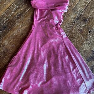 Pink Strapless Mini Dress